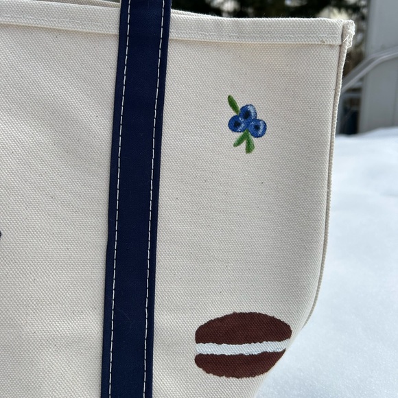 Canvas Tote Bag with Nautical Paintings - Picture 5 of 6